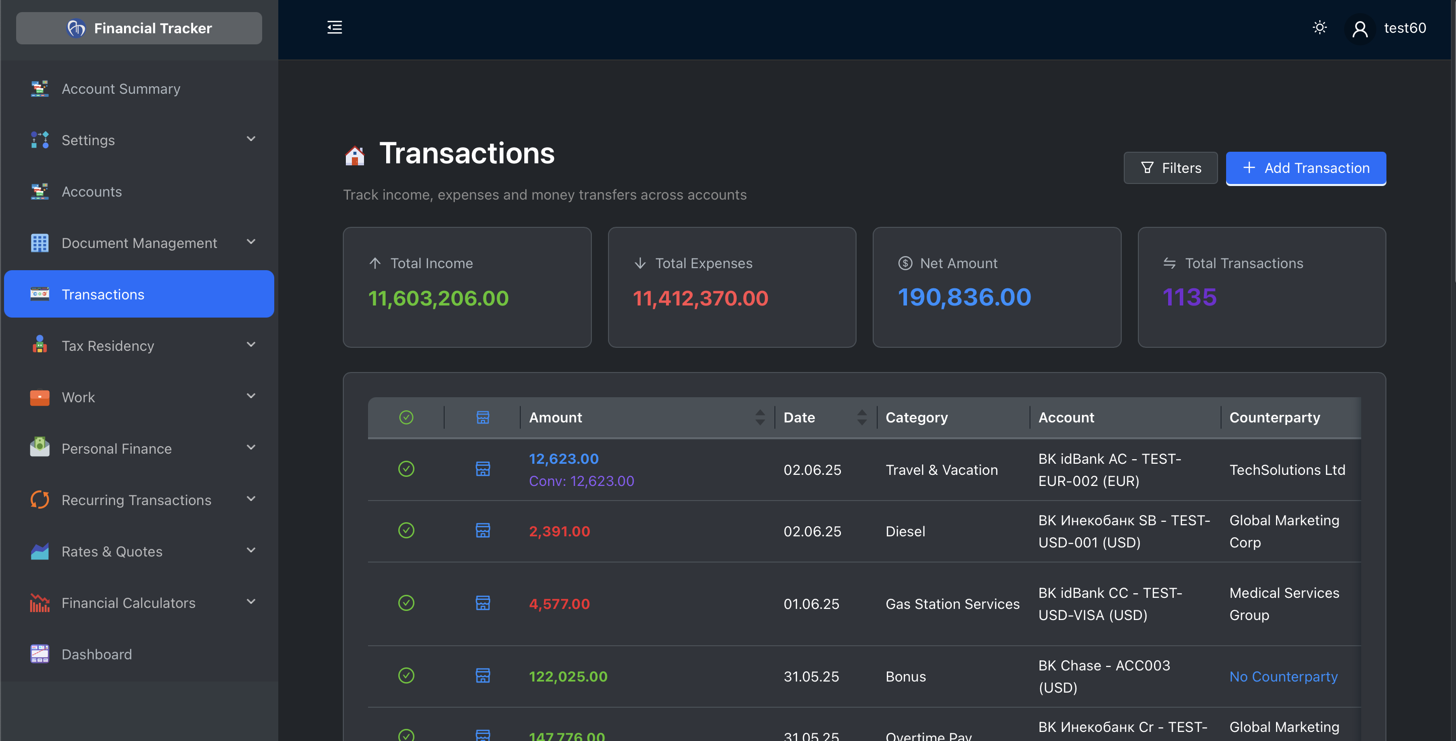 Finance Assistant App 1